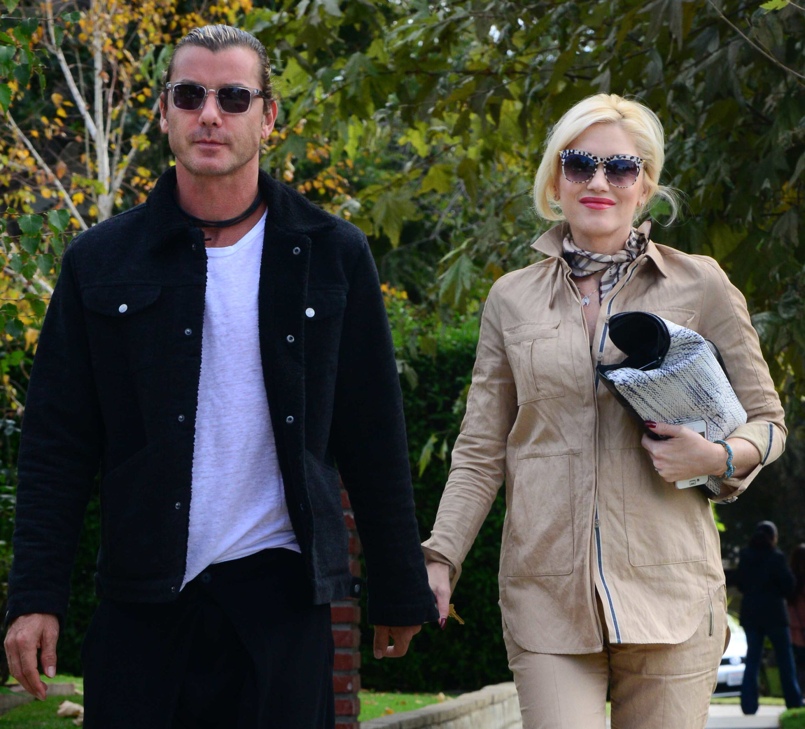 Gwen Stefani and Gavin Rossdale out and about, Los Angeles, America - 22 Nov 2013