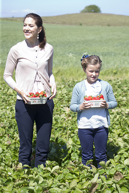 Crown Princess Mary & Princess Isabella Of Denmark Undertake Engagements On The Island Of Samso