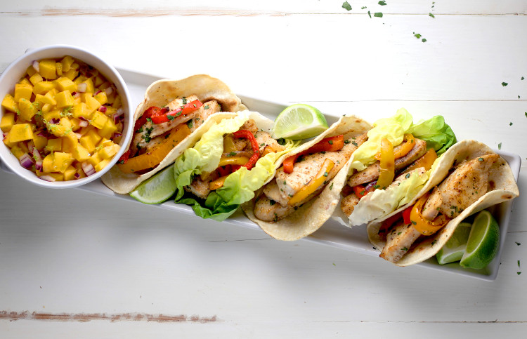 sheet pan fish tacos