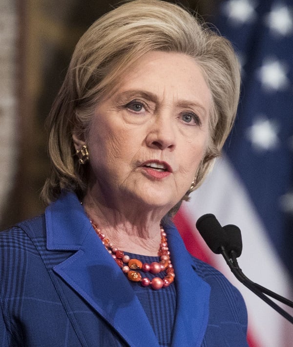 Former US Secretary of State Hillary Clinton presents human rights awards at Georgetown University, Washington, USA - 05 Feb 2018