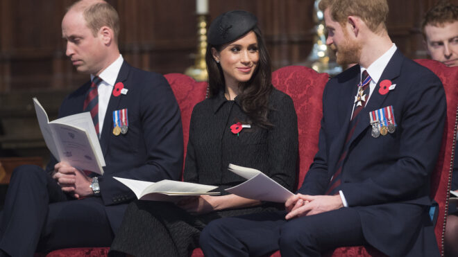 Prince Harry And Meghan Markle Attend Anzac Day Services