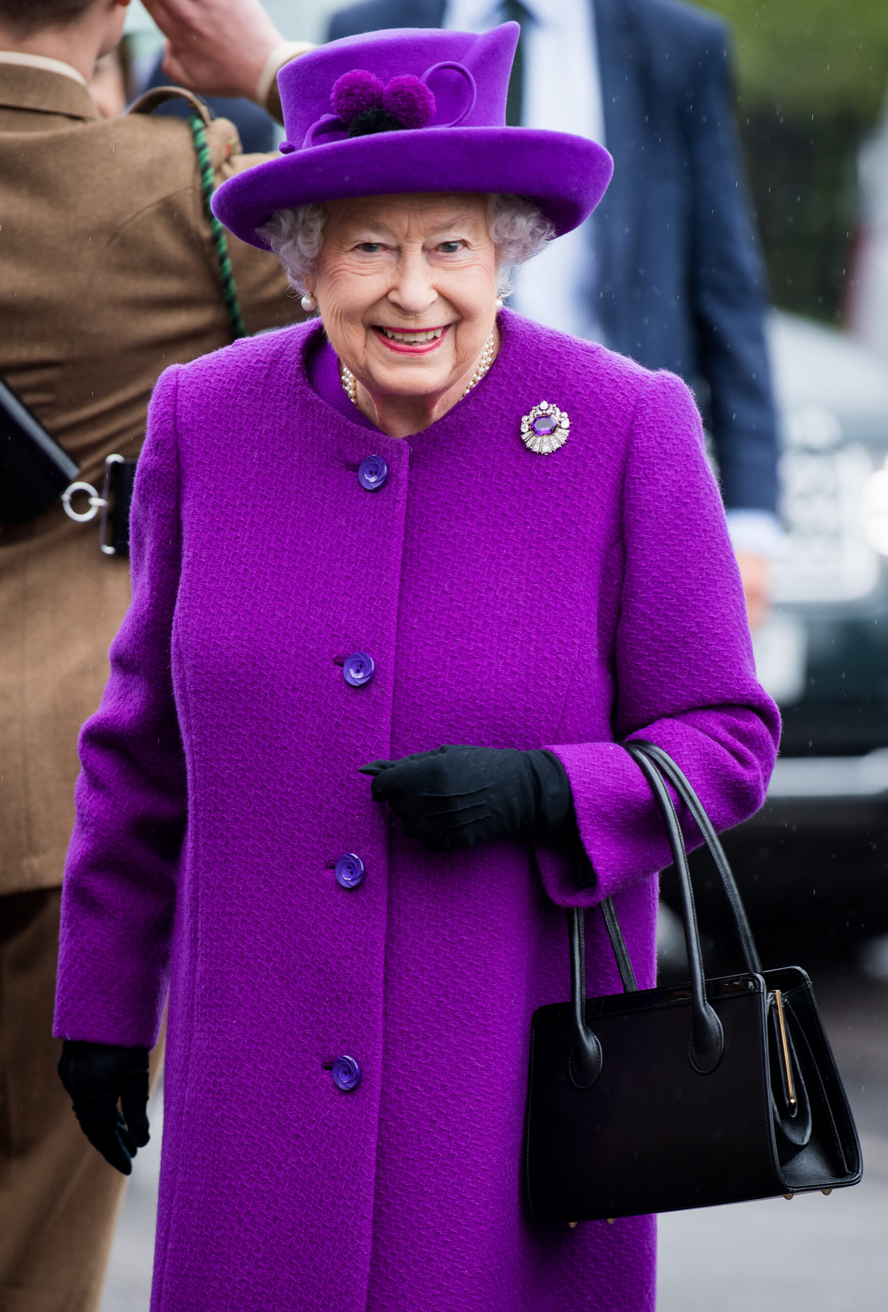 The Queen Visits The King George VI Day Centre
