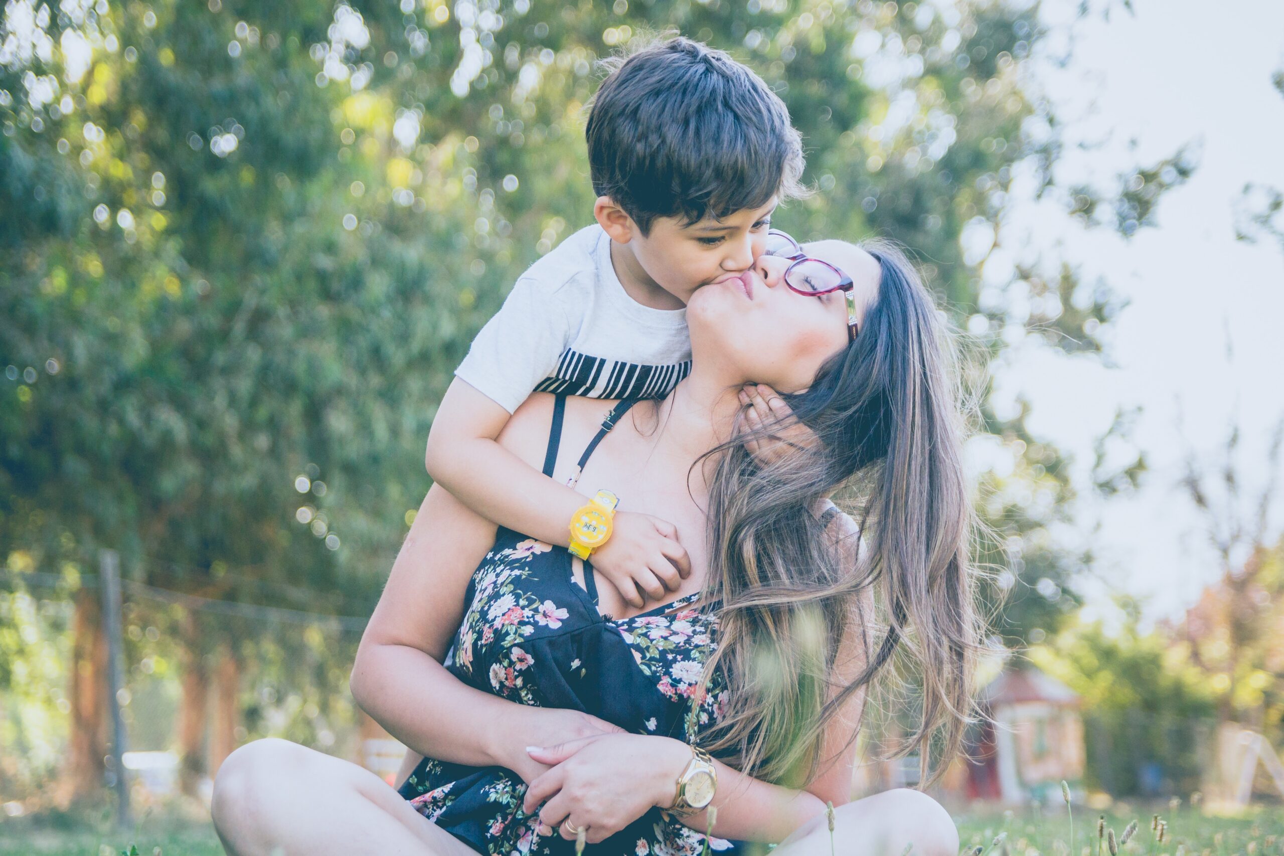 mom-kissing-son