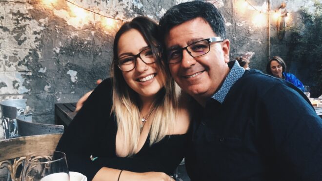 father and daughter