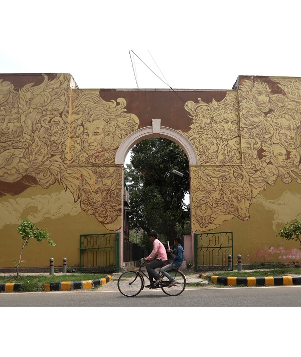 Daily life in New Delhi, India - 12 Jul 2018