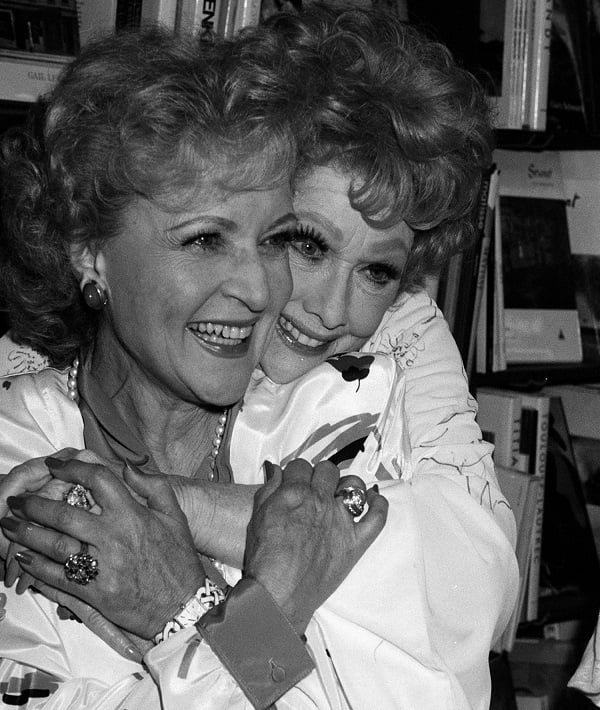 Betty White and Lucille Ball