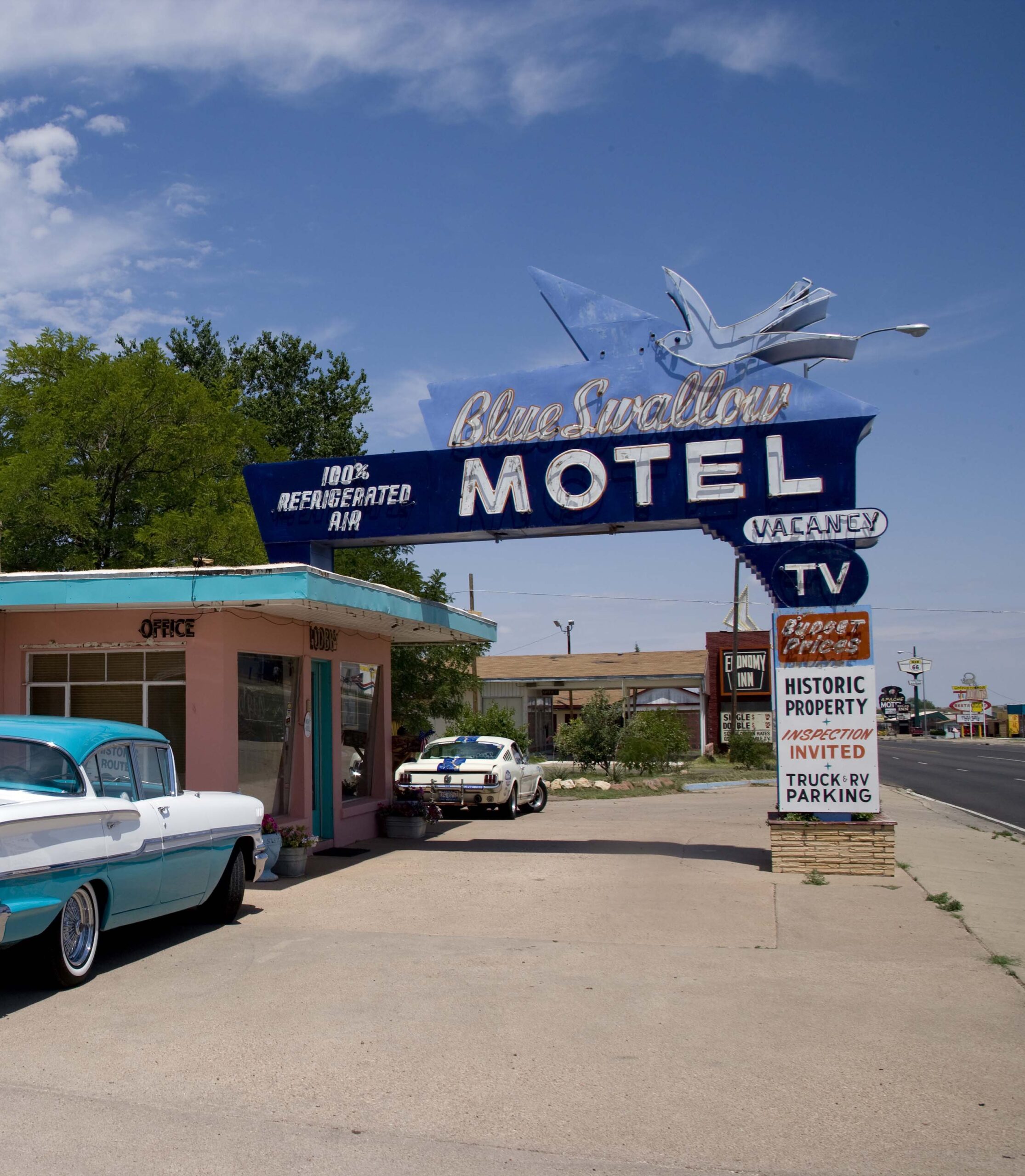 Blue Swallow Motel, Route 66, Tucumcari, New Mexico