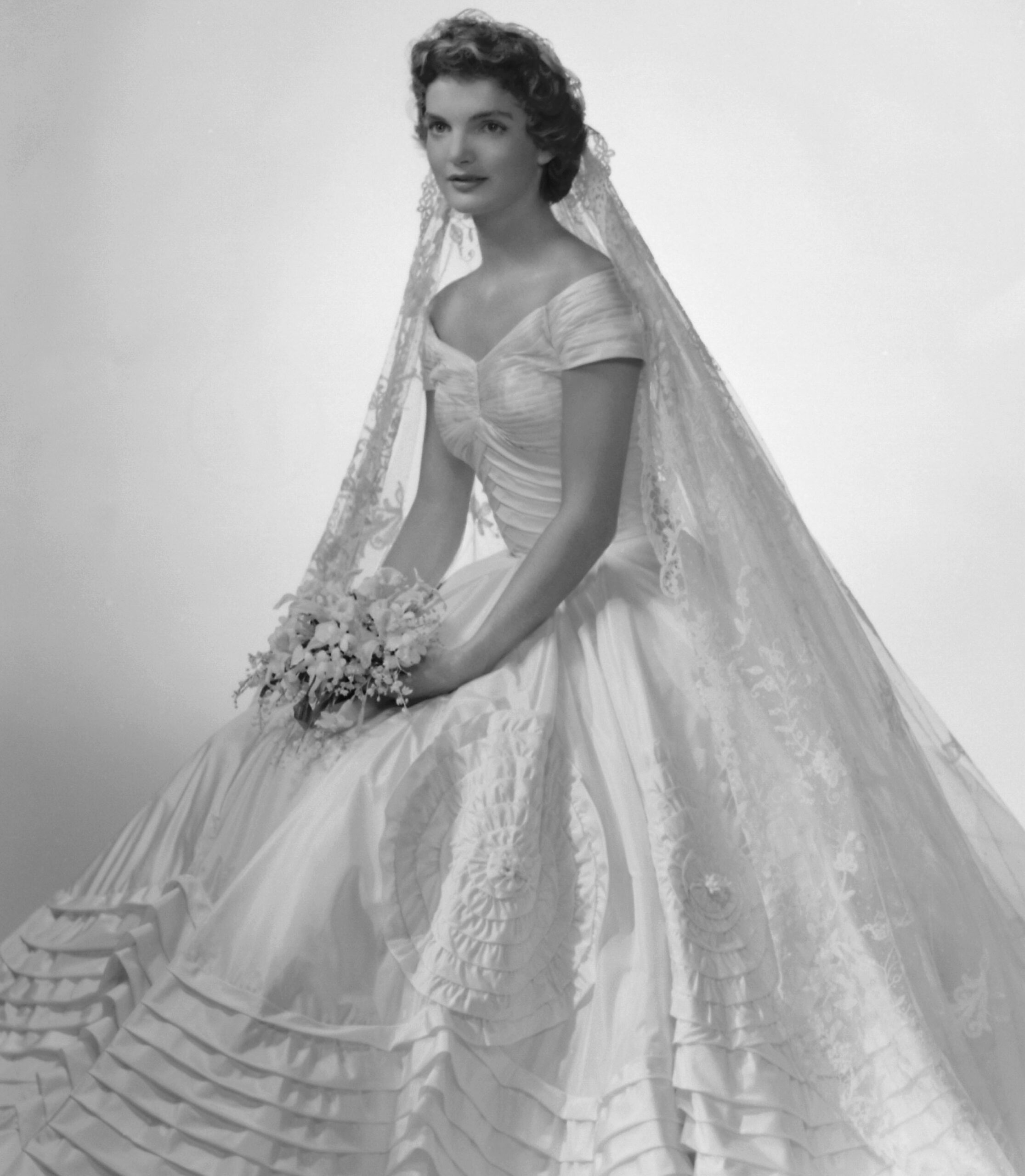 Wedding Portrait Of Jacqueline Bouvier