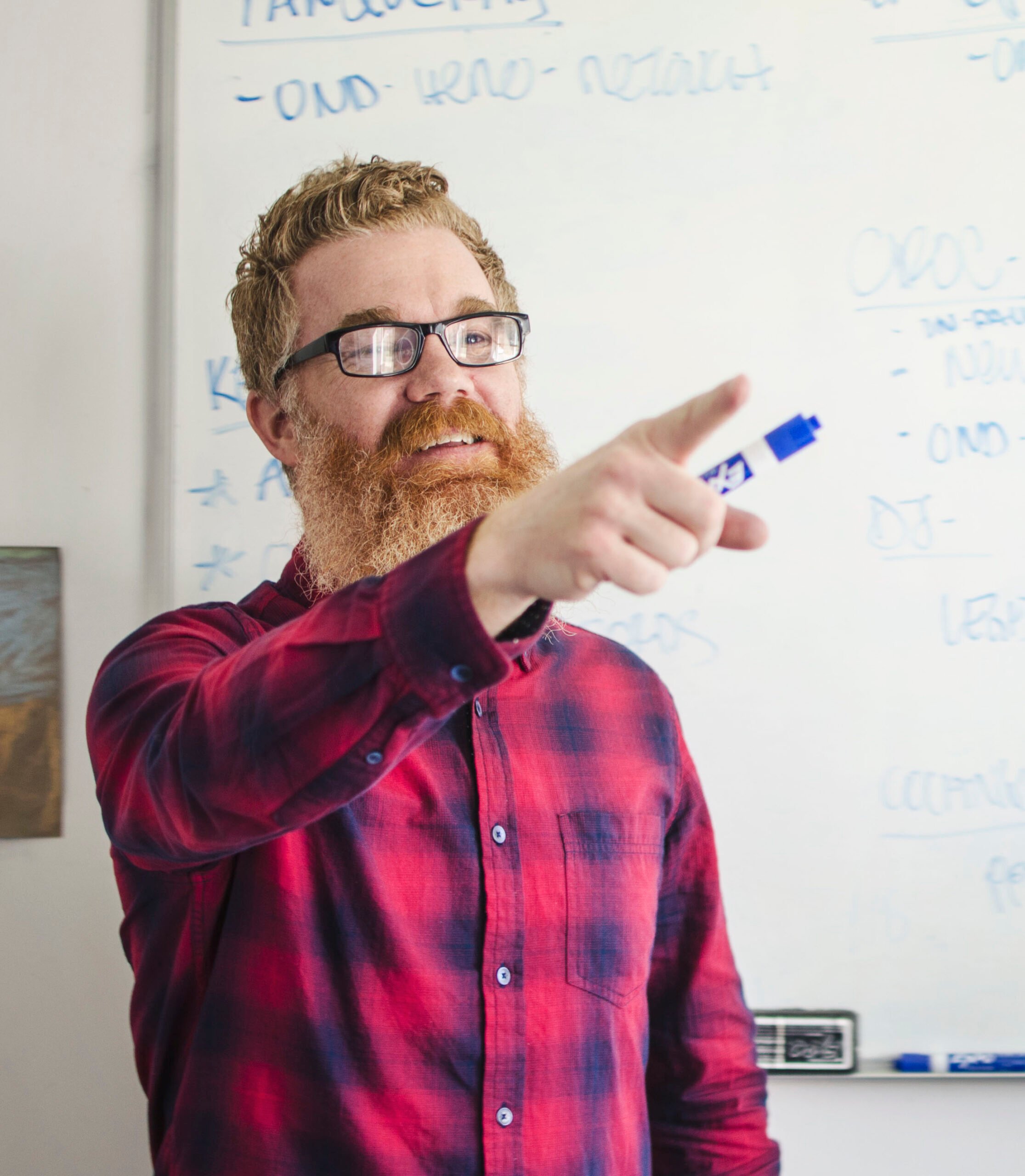 man-teaching