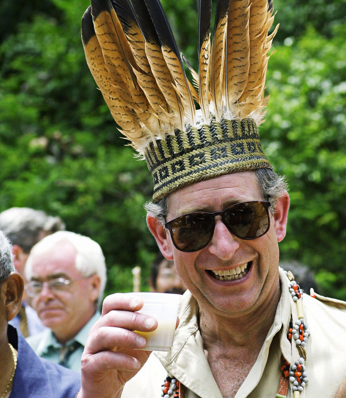 Charles Drinking In Guyana