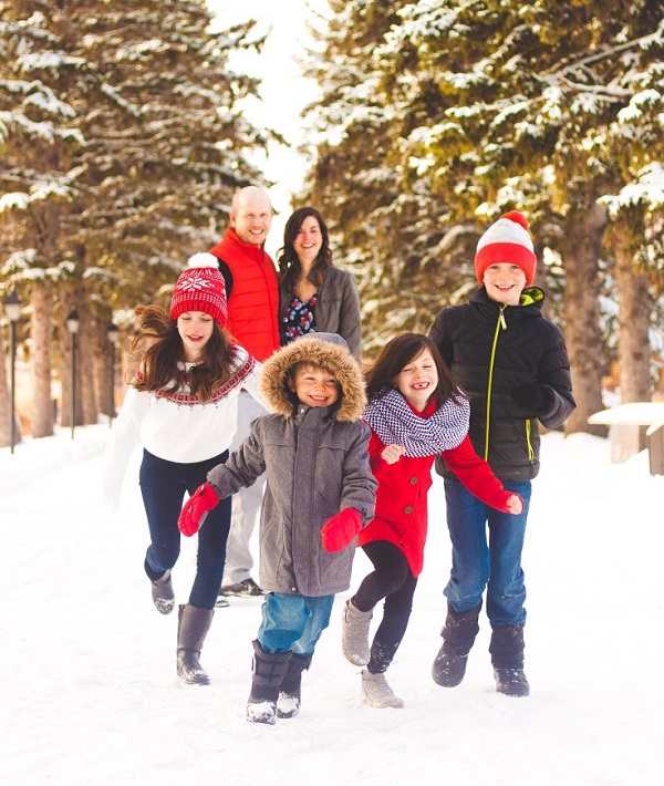family snow