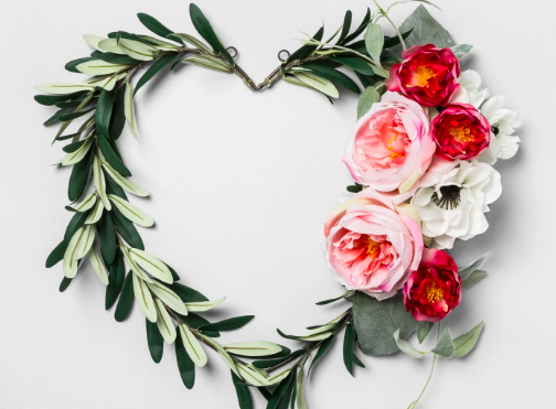 heart-wreath