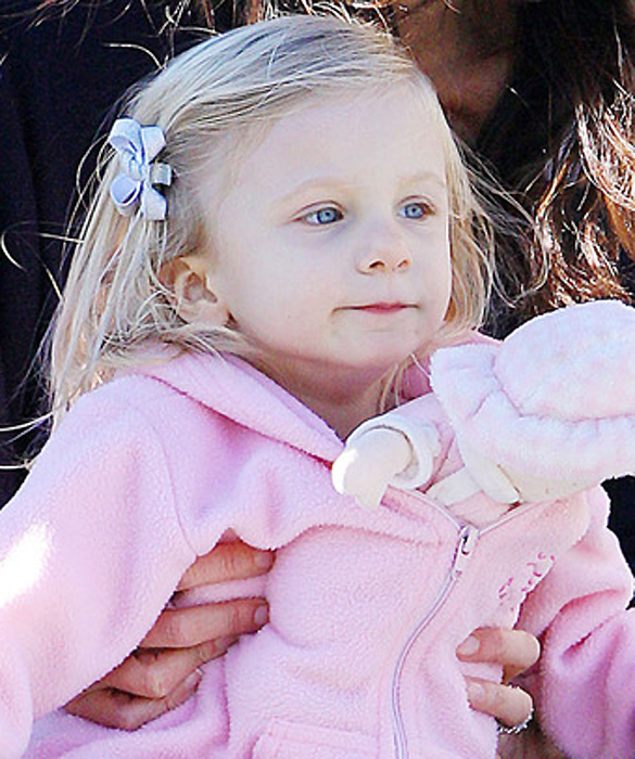 Reality star Bethenny Frankel and daughter Bryn Hoppy enjoy an afternoon at a playground in NYC's West Village