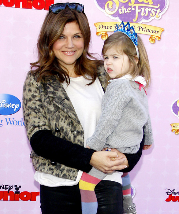 Tiffani Thiessen at the Los Angeles premiere of 'Sofia the First: Once Upon a Princess'