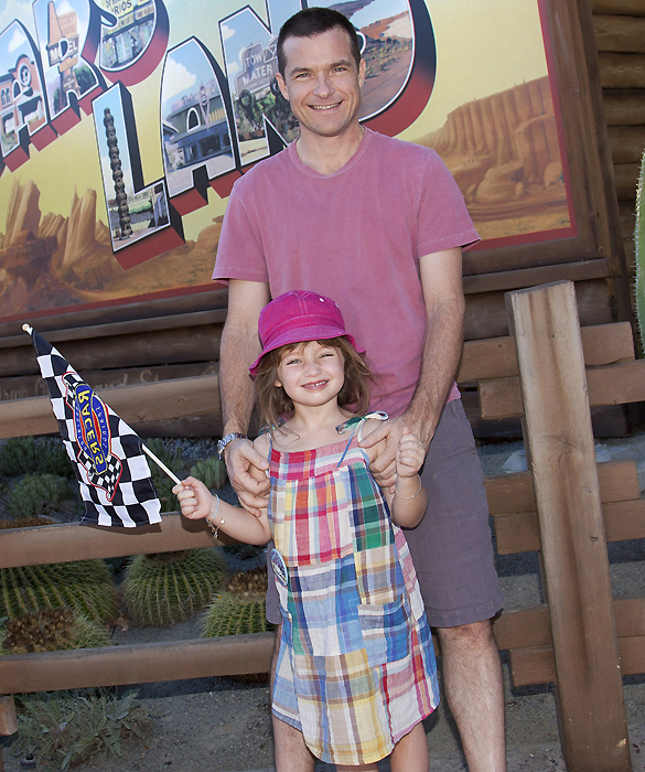 Jason Bateman And Daughter Francesca Visit Disneyland In California To Celebrate Her Birthday