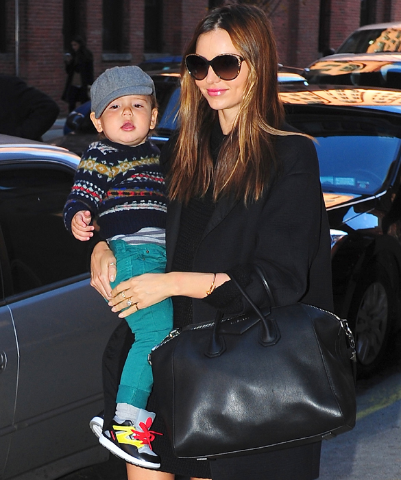 Miranda Kerr And Flynn Bloom Sightings In New York City - November 14, 2012