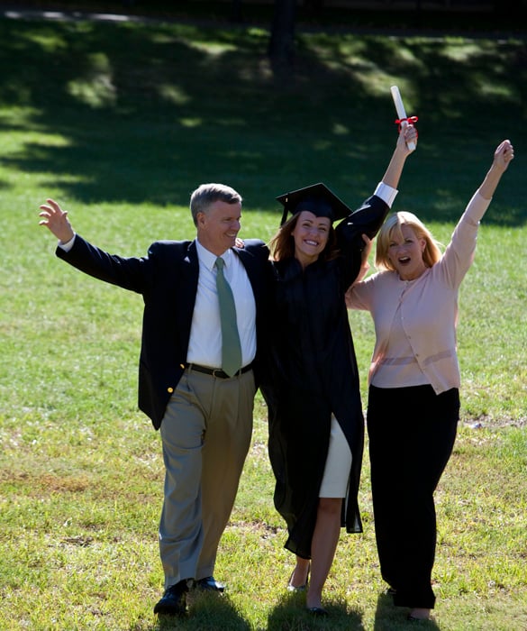 parents with graduate