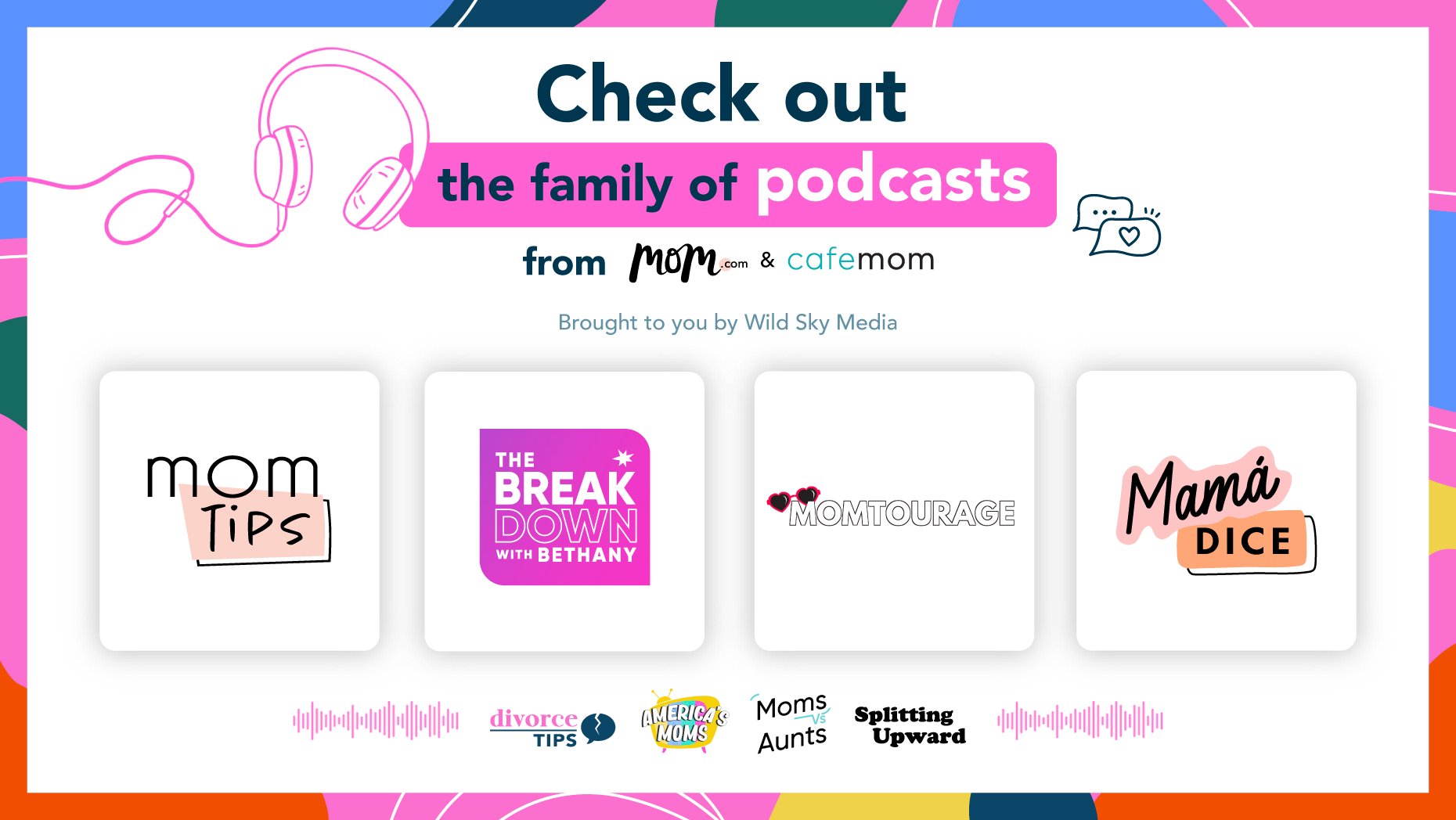 Mom.com & CafeMom Podcast Banner