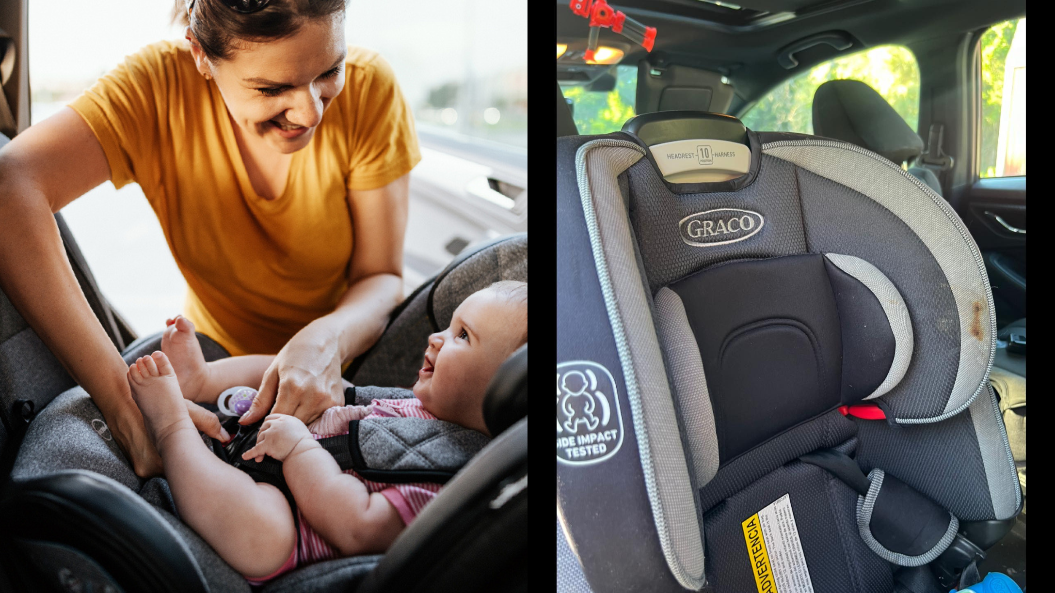 Car seat burns