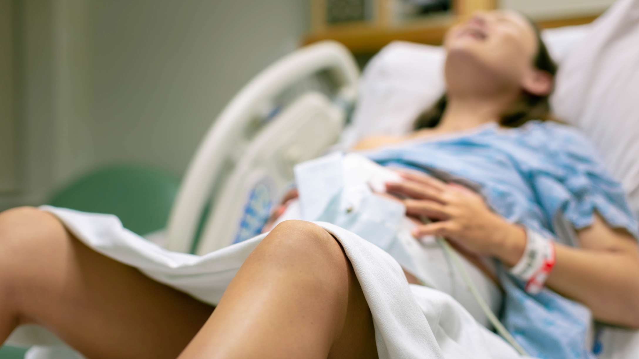 Woman in labor
