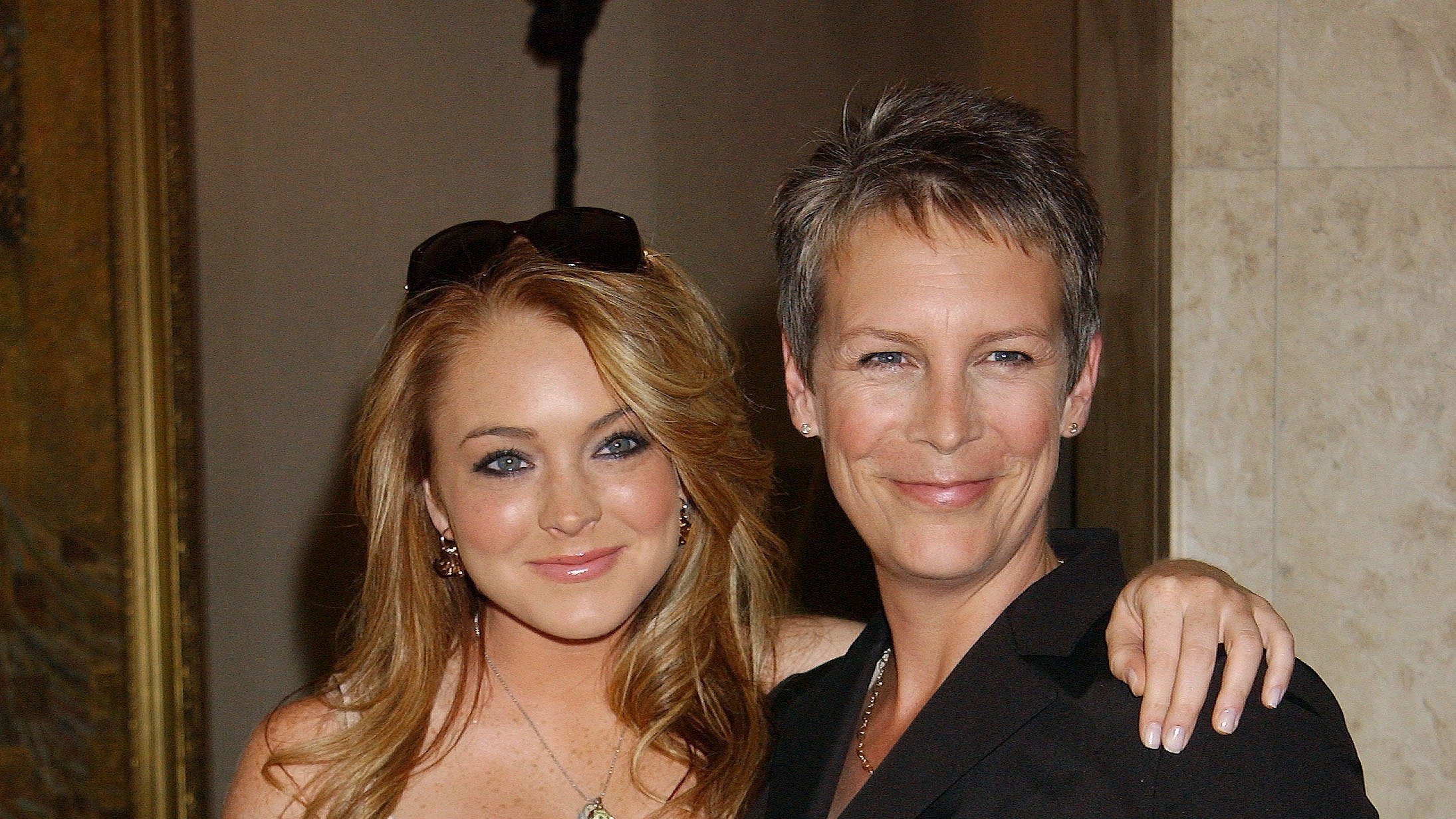 Lindsay Lohan and Jamie Lee Curtis