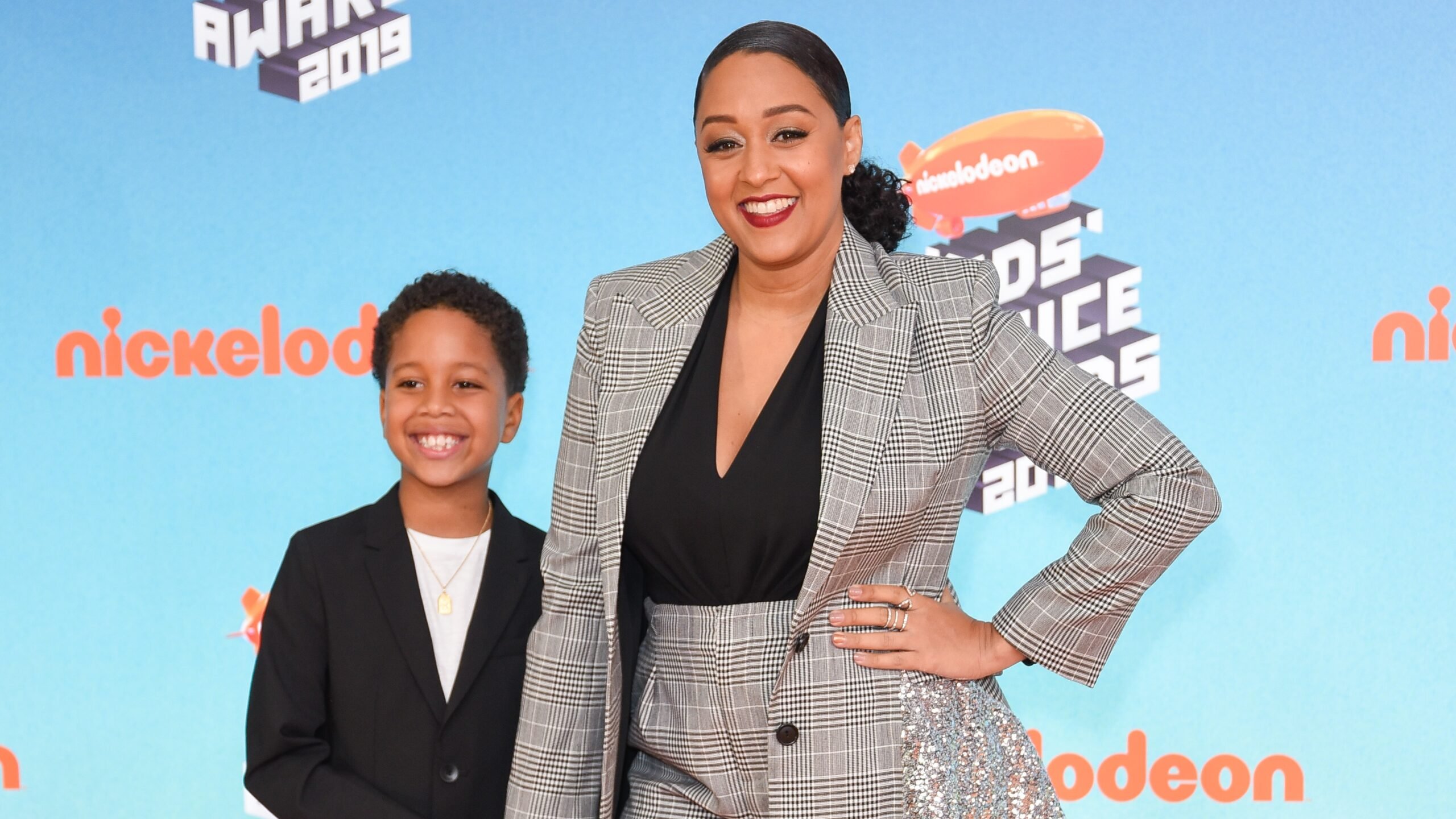Tia Mowry and her son Cree