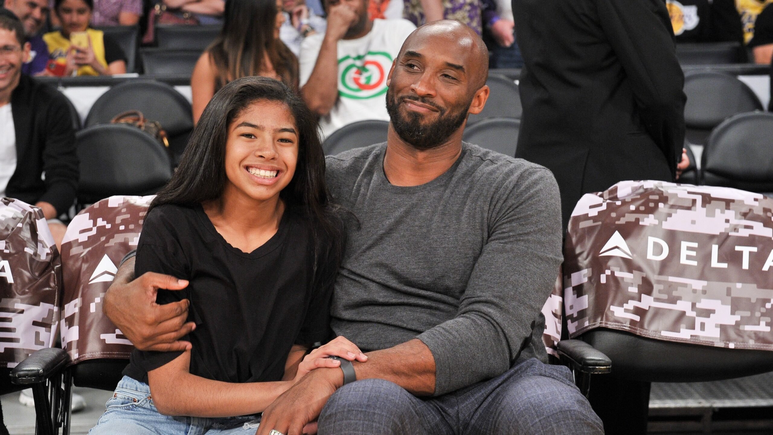 Gianna Bryant and Kobe Bryant