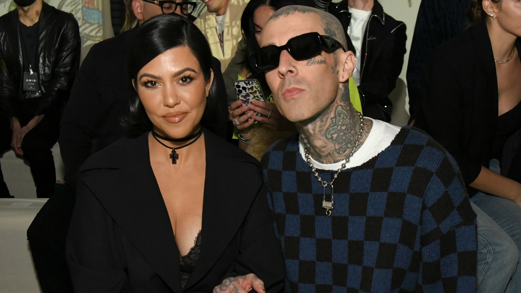 Kourtney Kardashian and Travis Barker