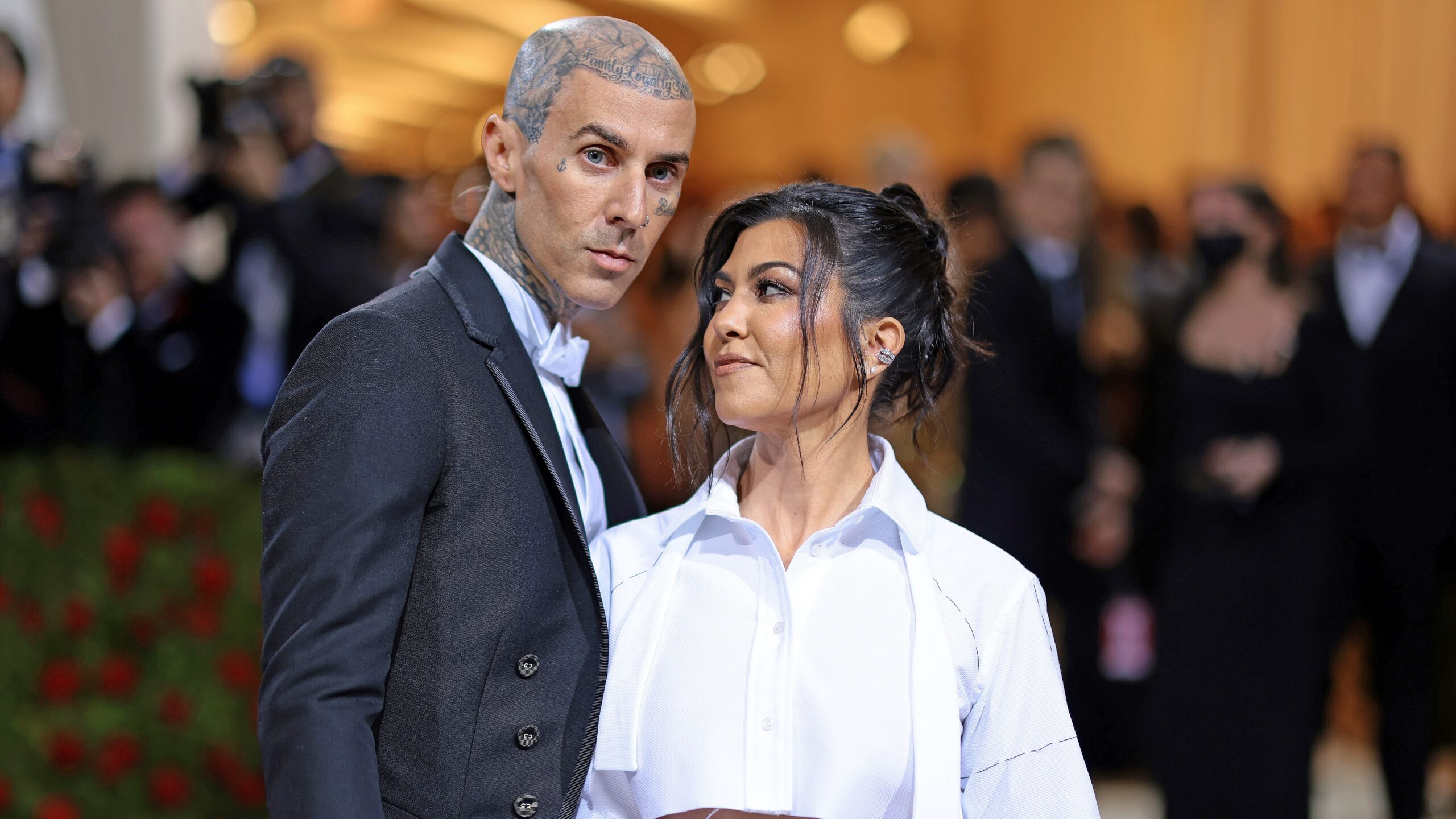 Kourtney Kardashian and Travis Barker