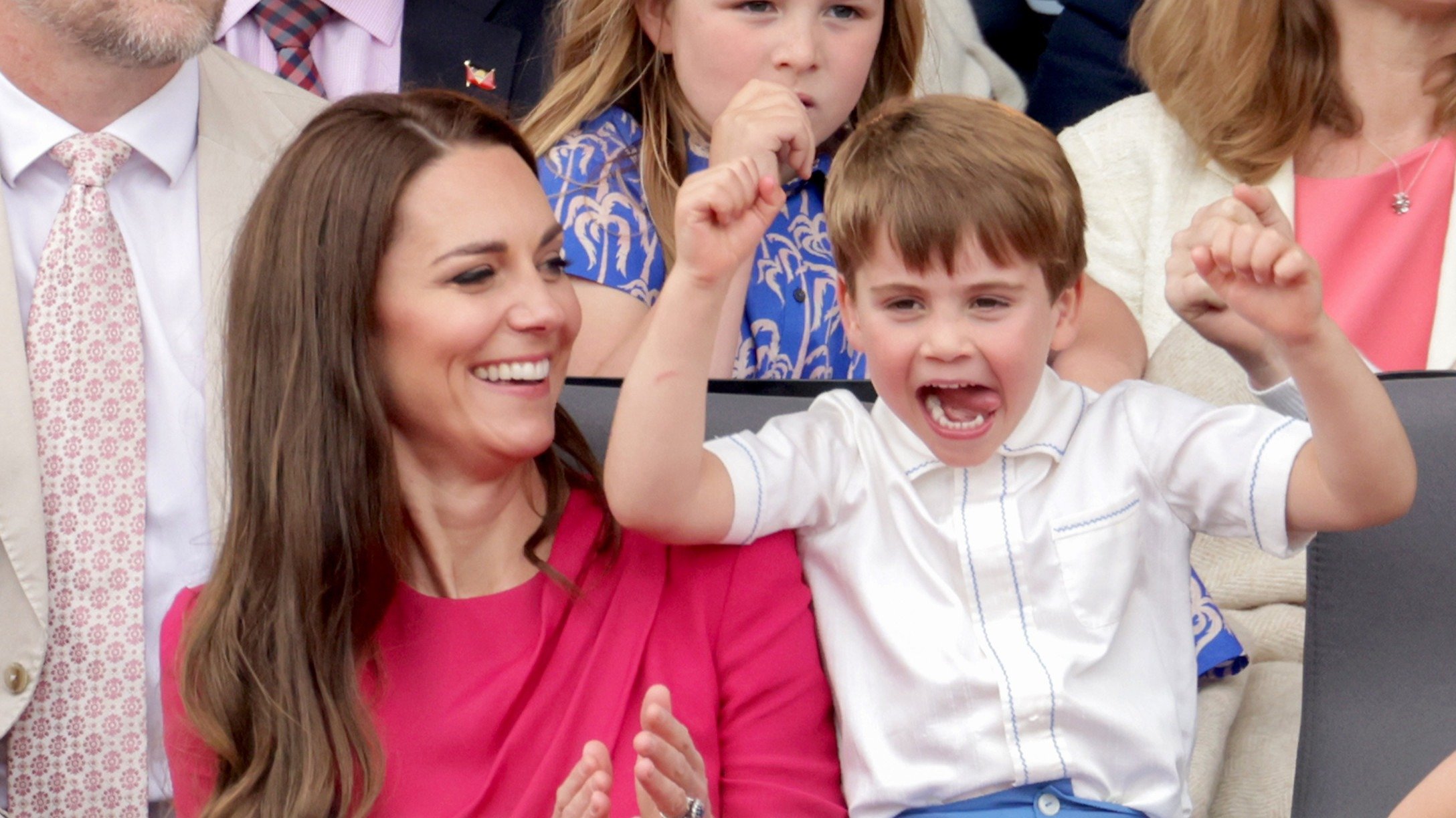 Kate Middleton and Prince Louis