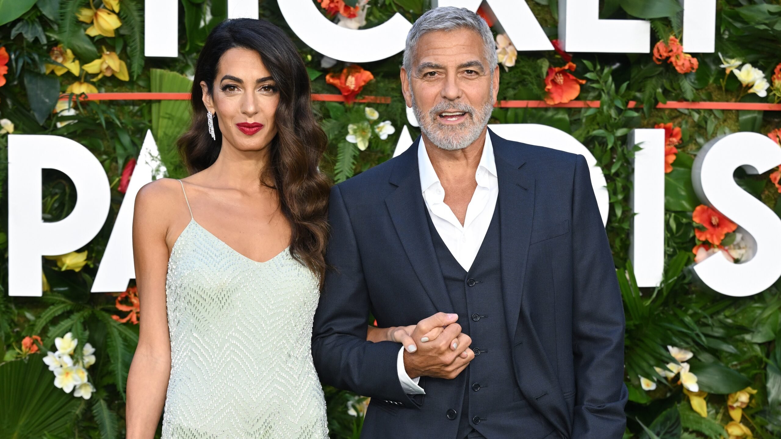 George Clooney and Amal