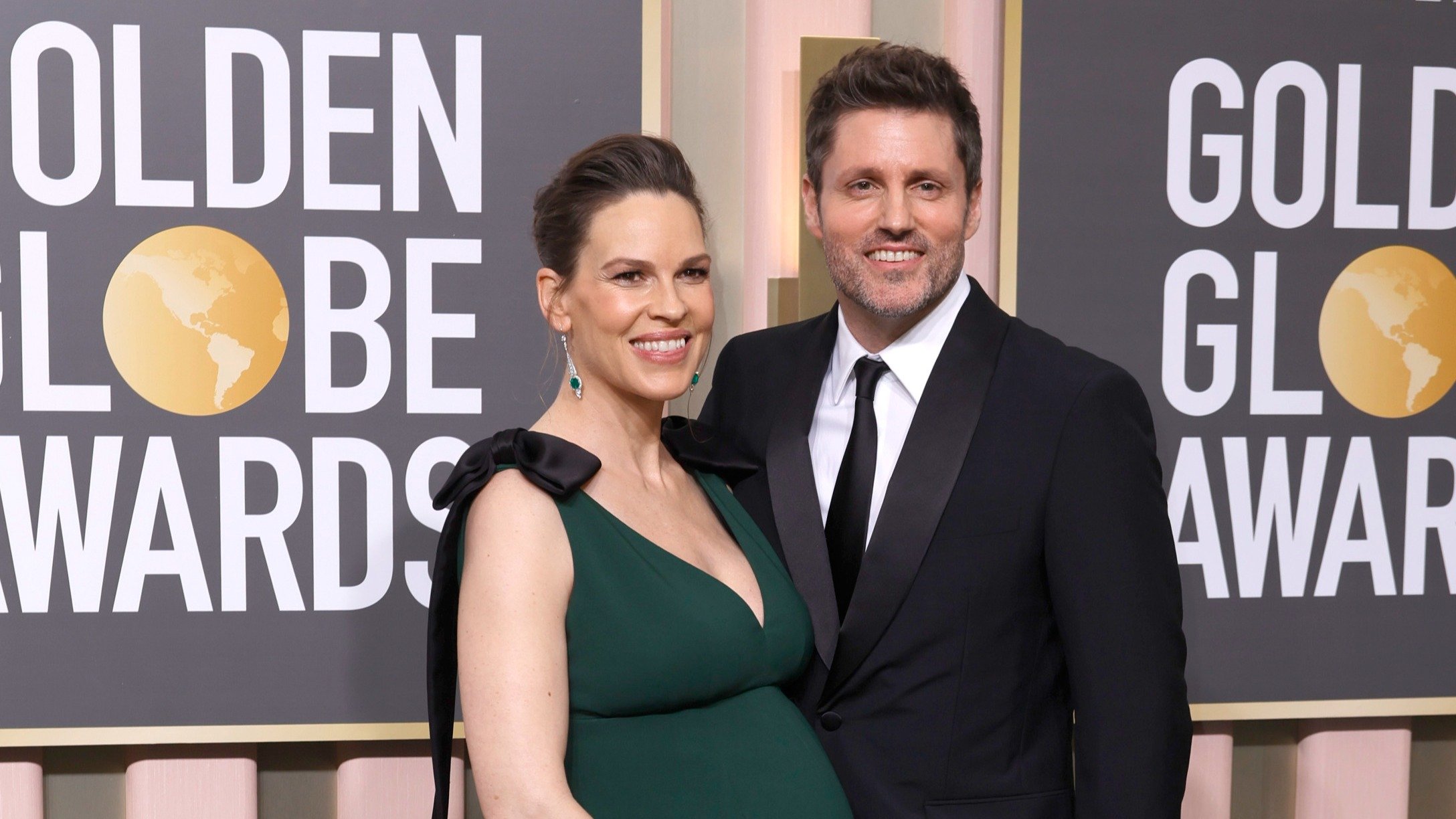 Hilary Swank and Philip Schneider
