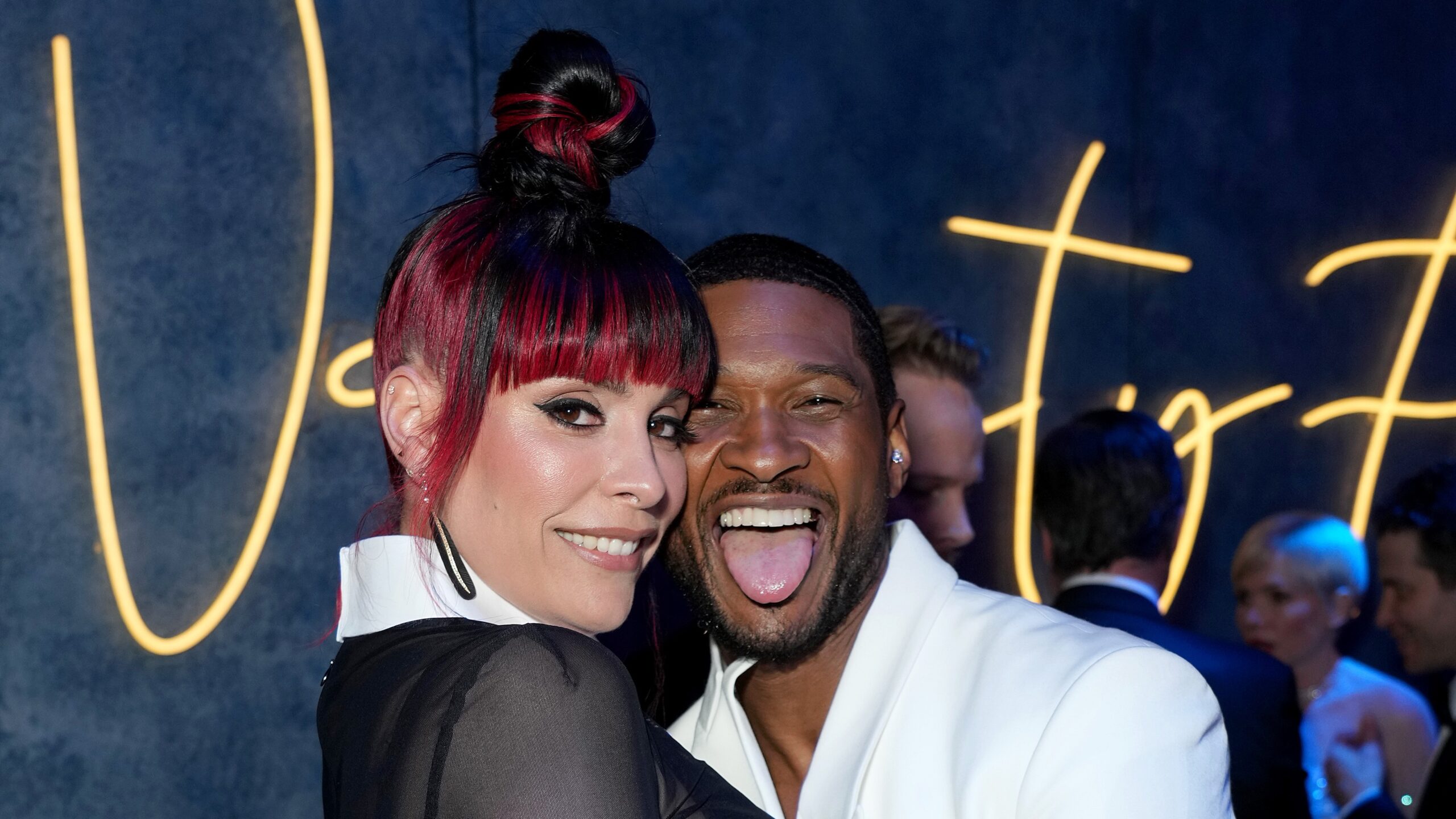 Usher and Jennifer