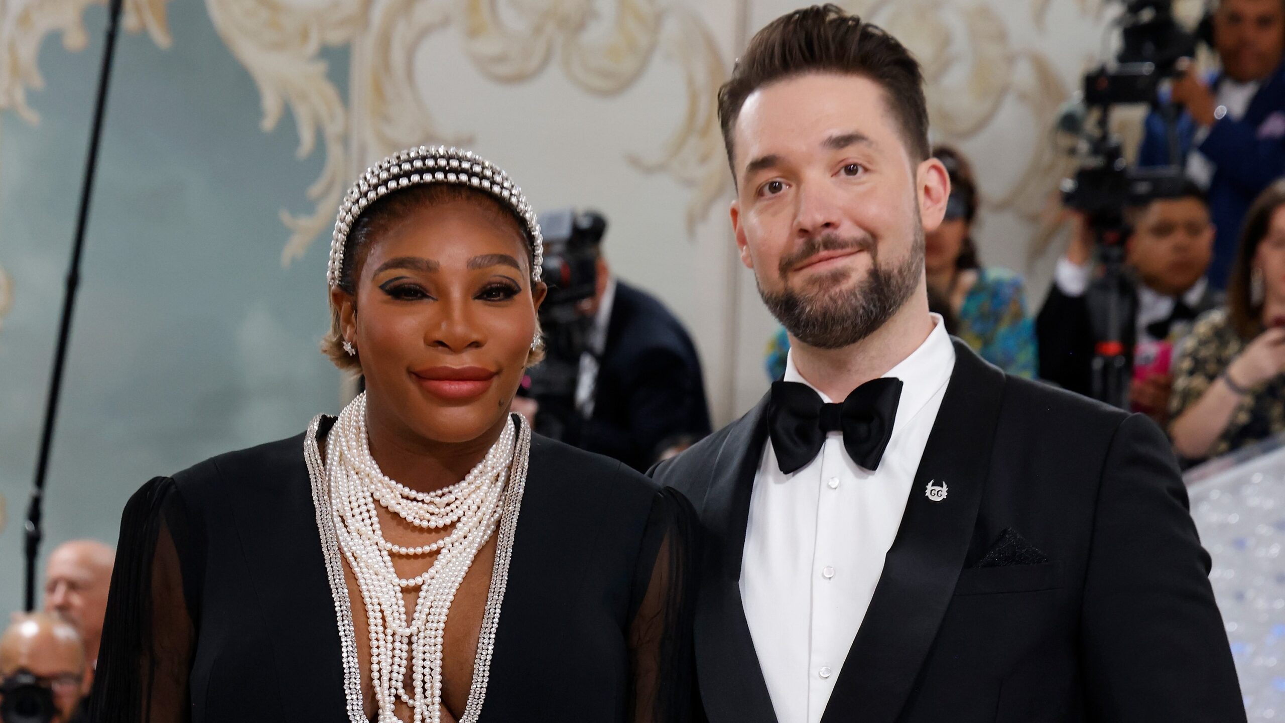 Serena Williams and Alexis Ohanian
