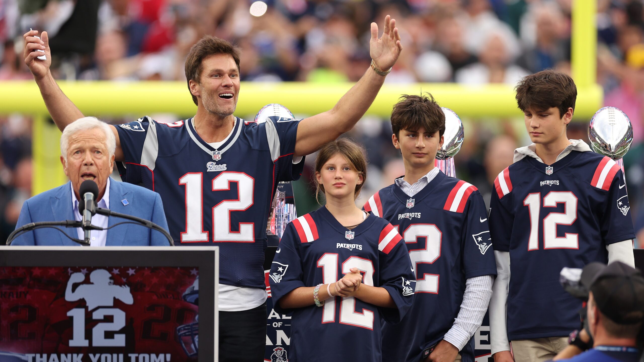 Tom Brady and his kids
