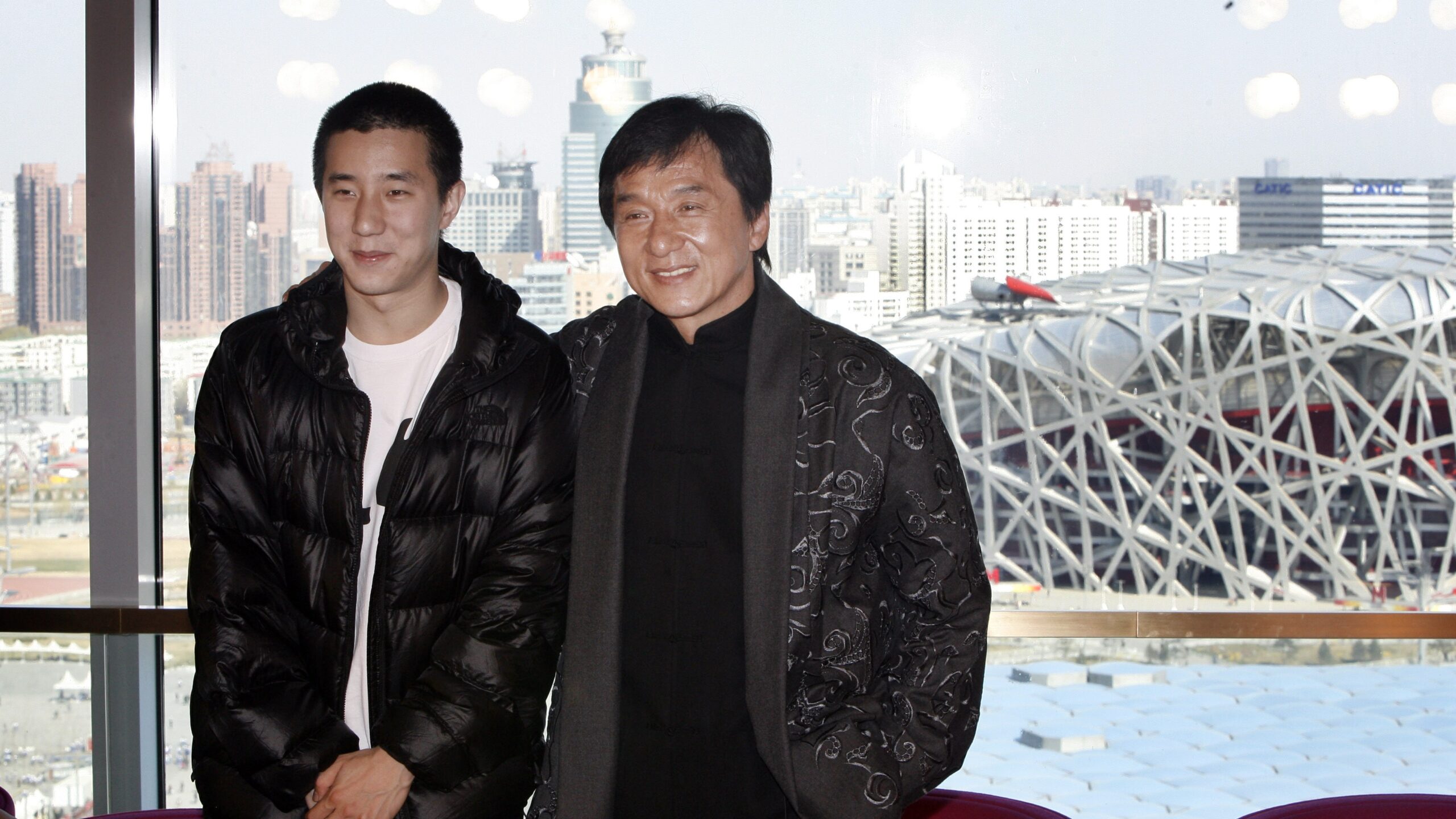 Jackie Chan and his son