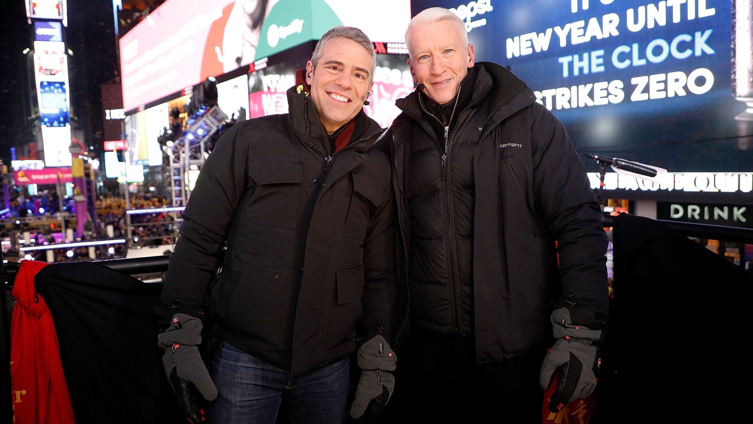 Andy Cohen and Anderson Cooper