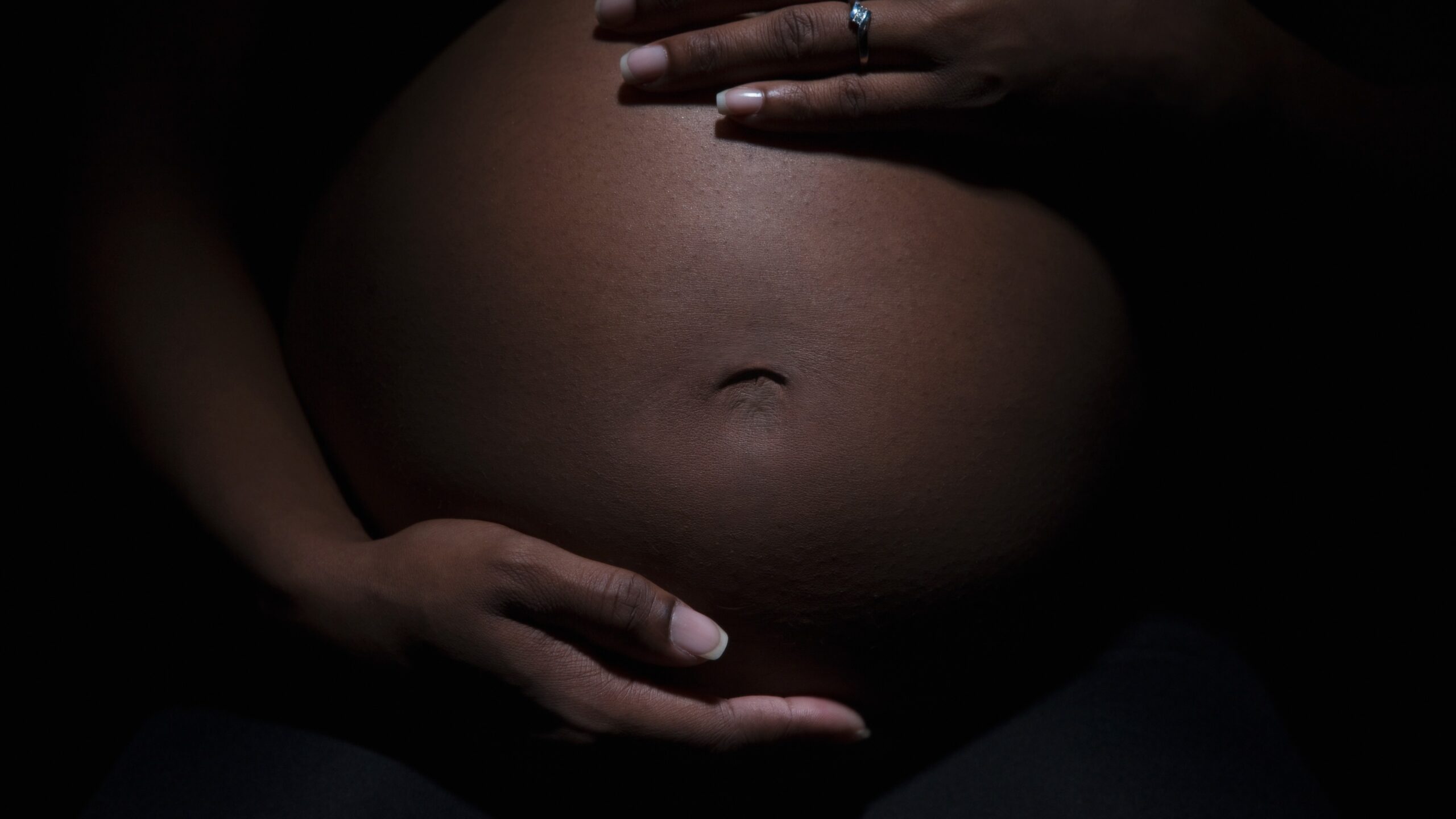 A pregnant woman