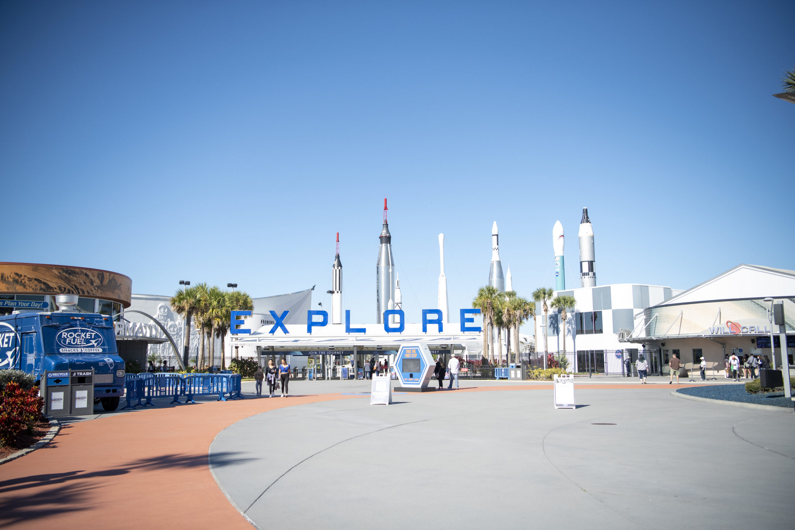 Kennedy Space Center - Entrance - 2021 (Stacy Hilton)