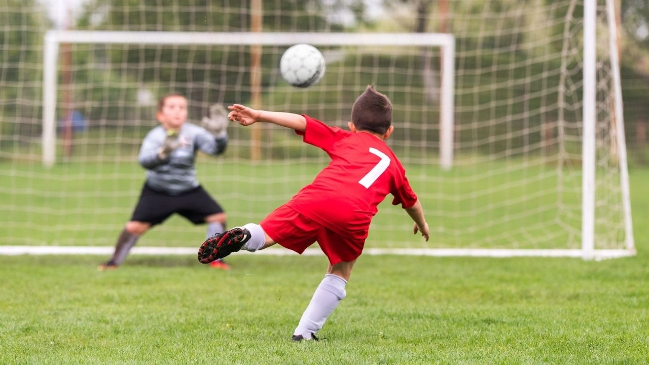 kids playing soccer