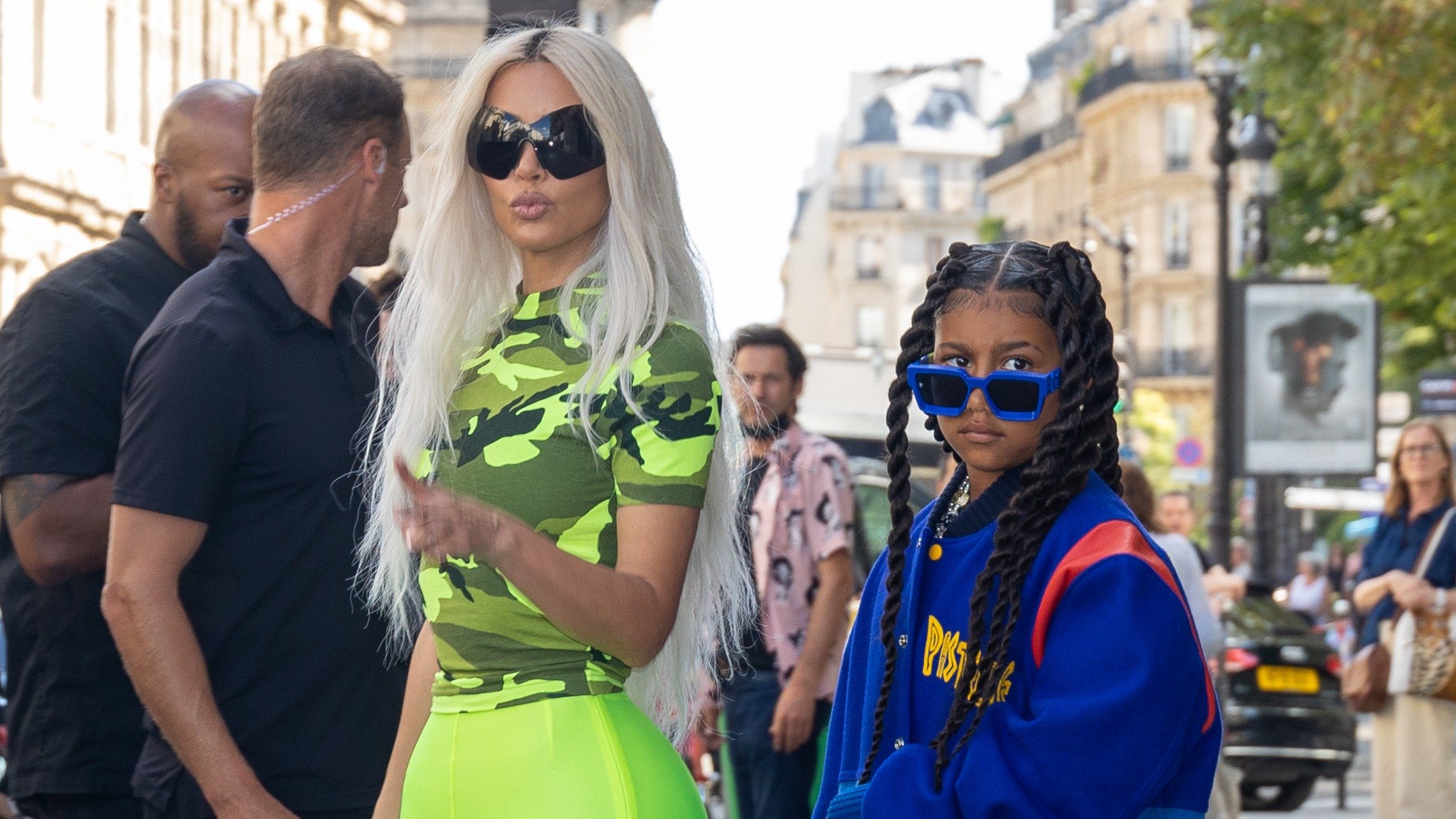 Kim Kardashian and North West