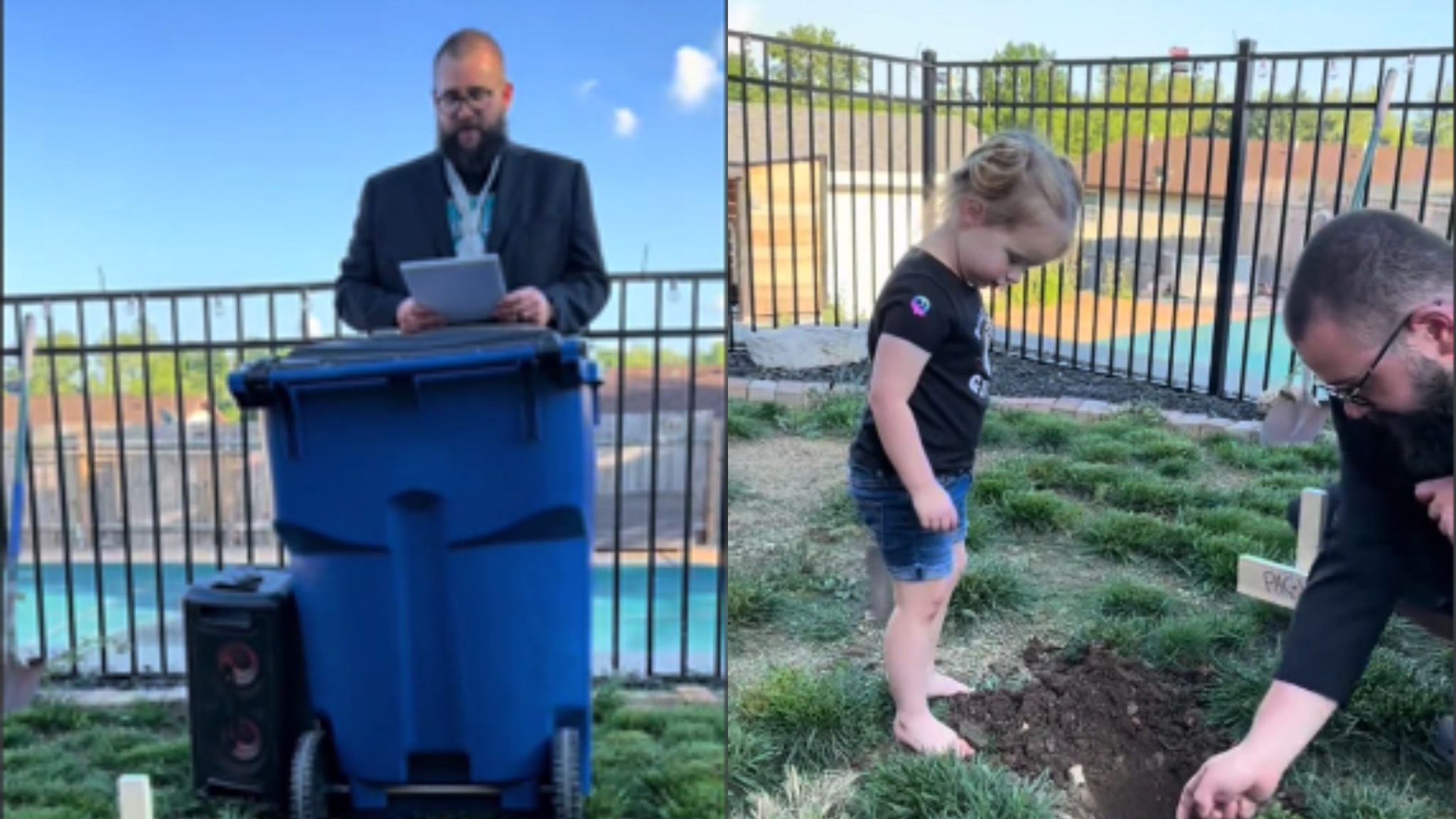 Dad Goes Viral After Hosting a 'Spontaneous' Funeral for His 3YearOld