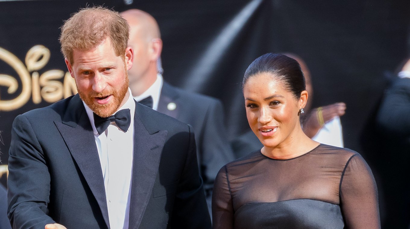 The Duke And Duchess Of Sussex Attend The Lion King Premiere In London