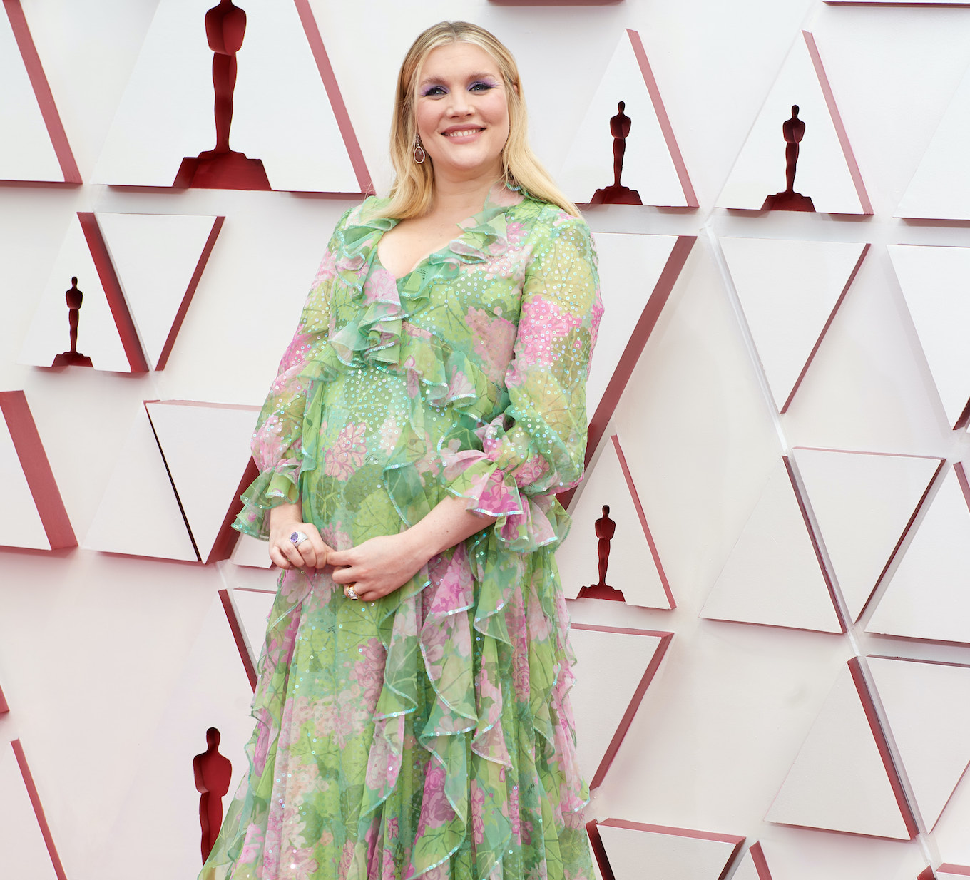 Emerald Fennell Arrives On The Red Carpet Of The 93rd Oscars