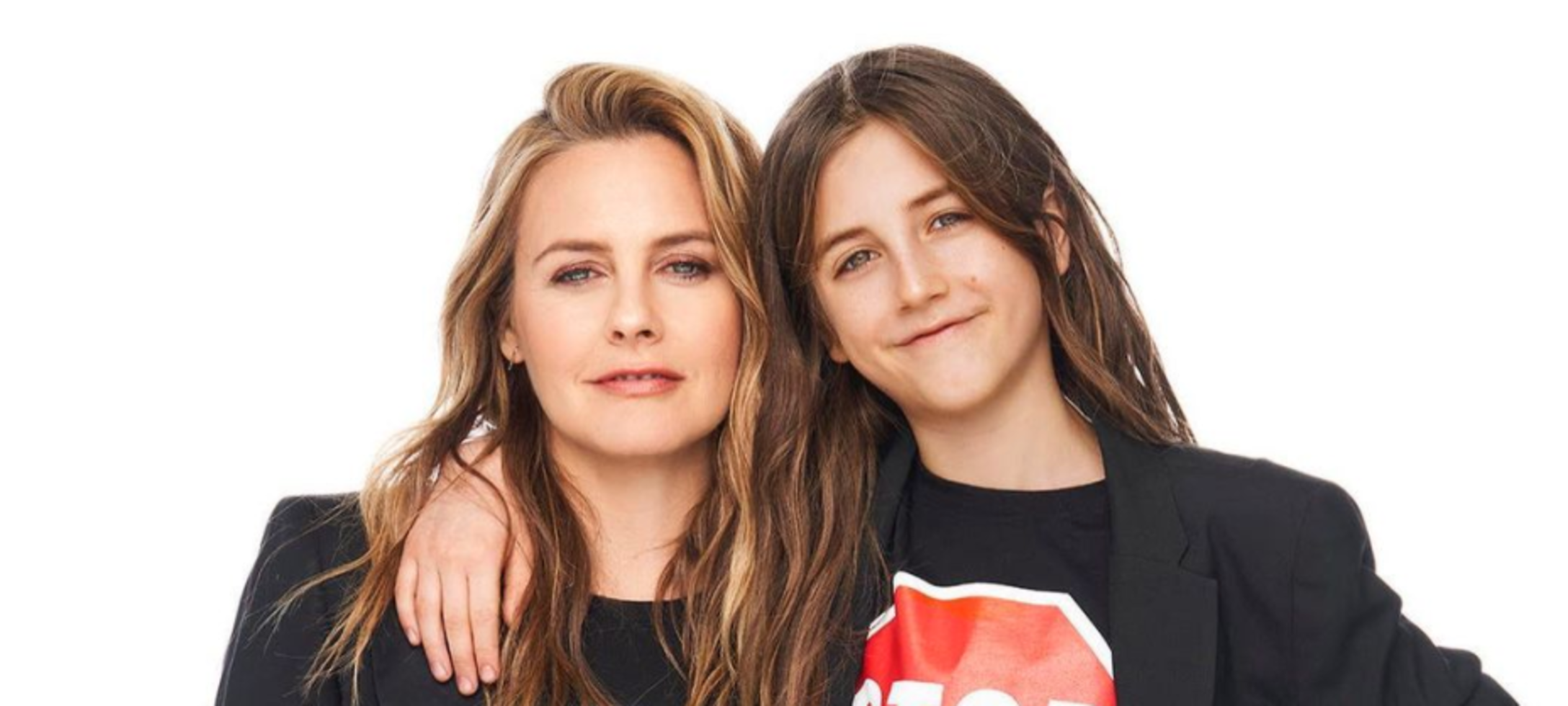 Alicia Silverstone and son Bear