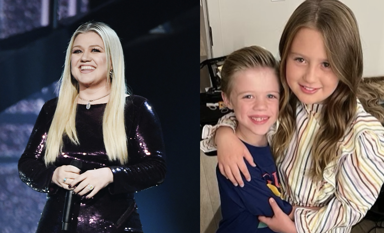 Kelly Clarkson and her kids
