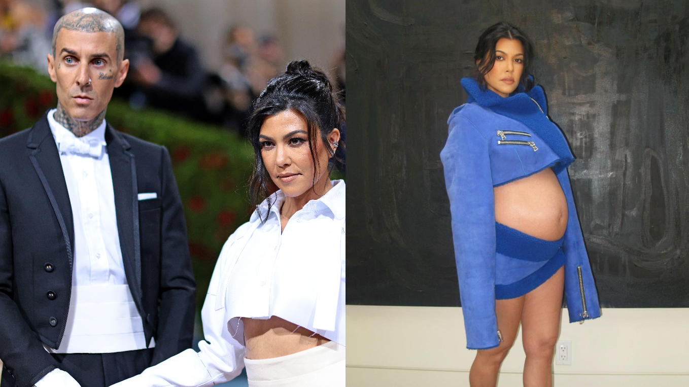 Travis Barker and Kourtney Kardashian
