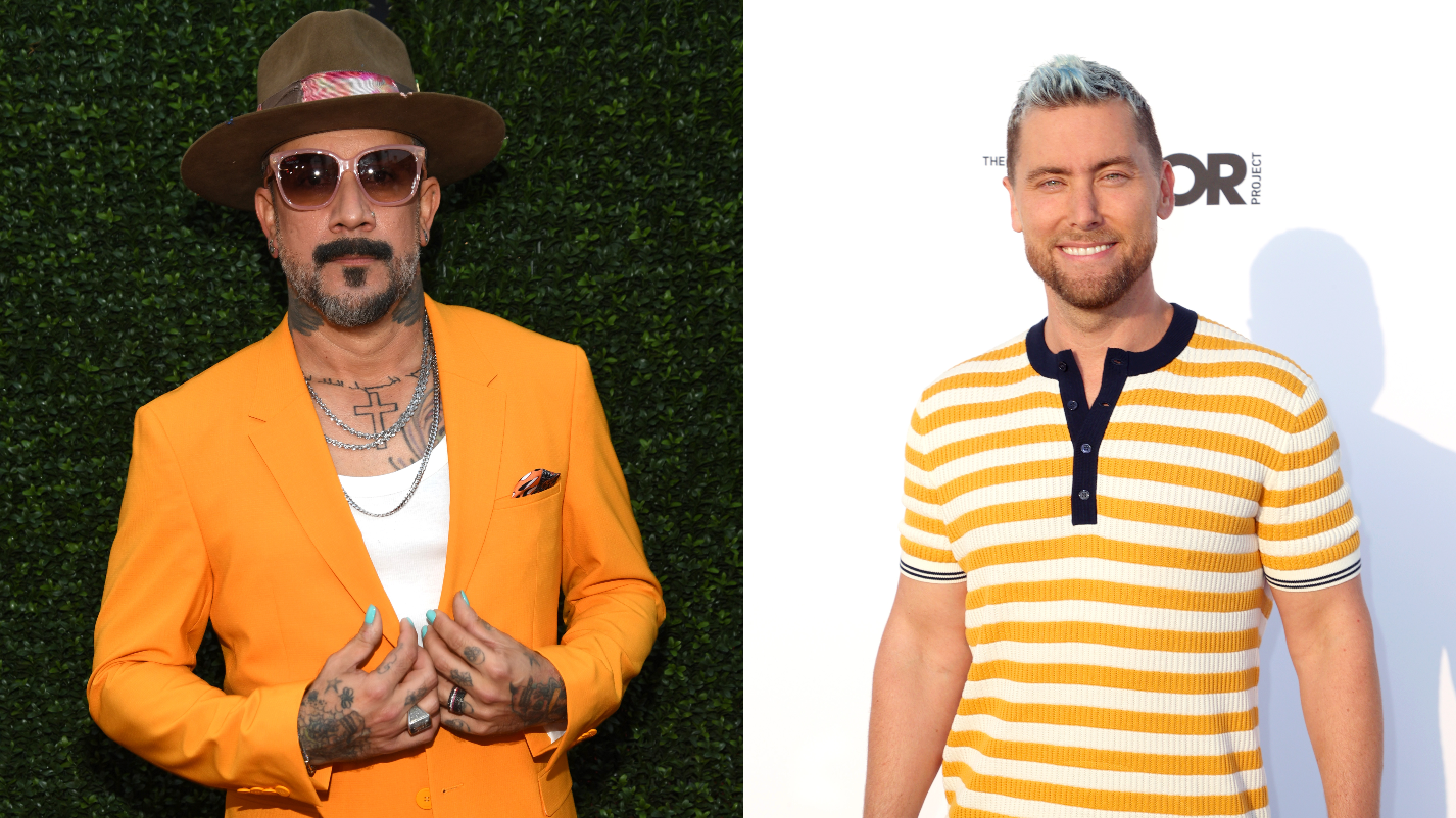 AJ McLean and Lance Bass