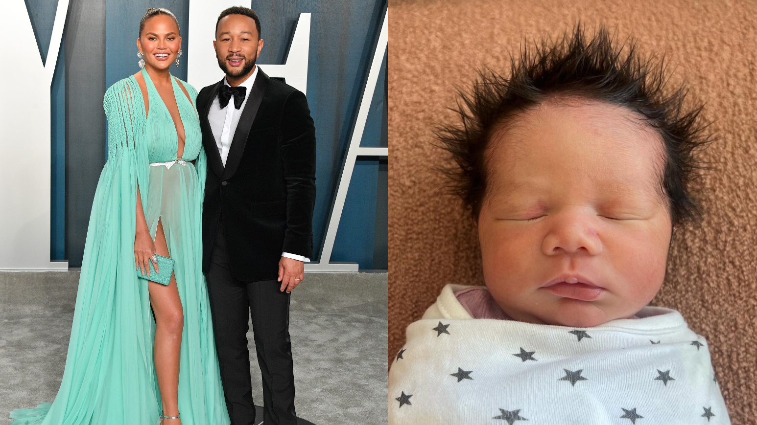 Chrissy Teigen and Wren Alexander Stephens