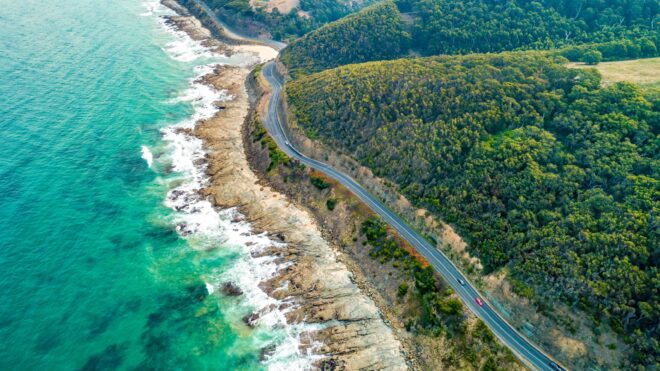 Riding on the Edge - coastal drive